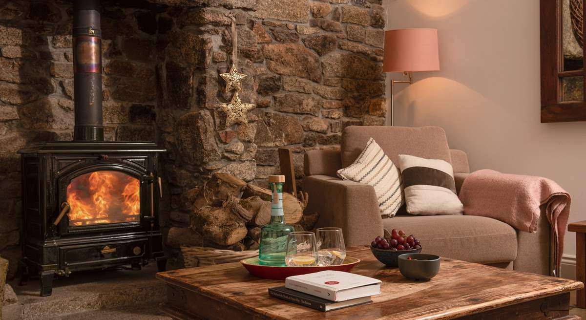 The toasty wood-burner is a welcome sight on those out-of-season breaks.