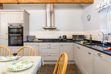 The lovely kitchen.