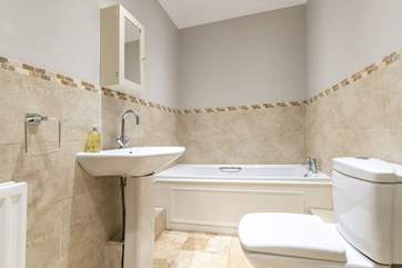 The bathroom.
