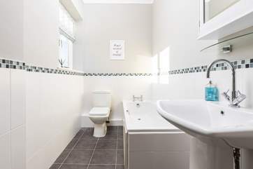 Bedroom 2's bath and shower room