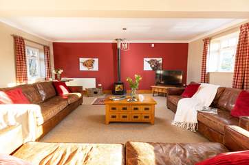 Light the wood-burner and sink into the sofa.