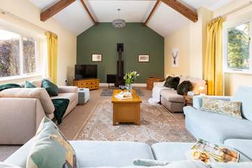 The beautiful sitting-room perfect for any season.