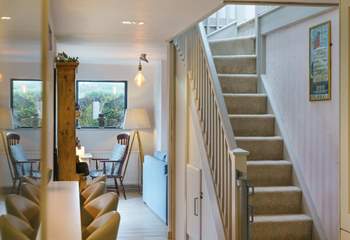 Head upstairs to find two further beautiful bedrooms and a quiet sitting-area.