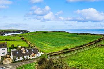 Anchor House is perched in a fantastic location by the sea.