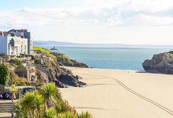 This magical beach is yours to enjoy at Tenby.
