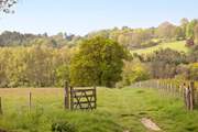 Don't forget to pack your hiking boots and explore the abundance of footpaths that lead from the door.