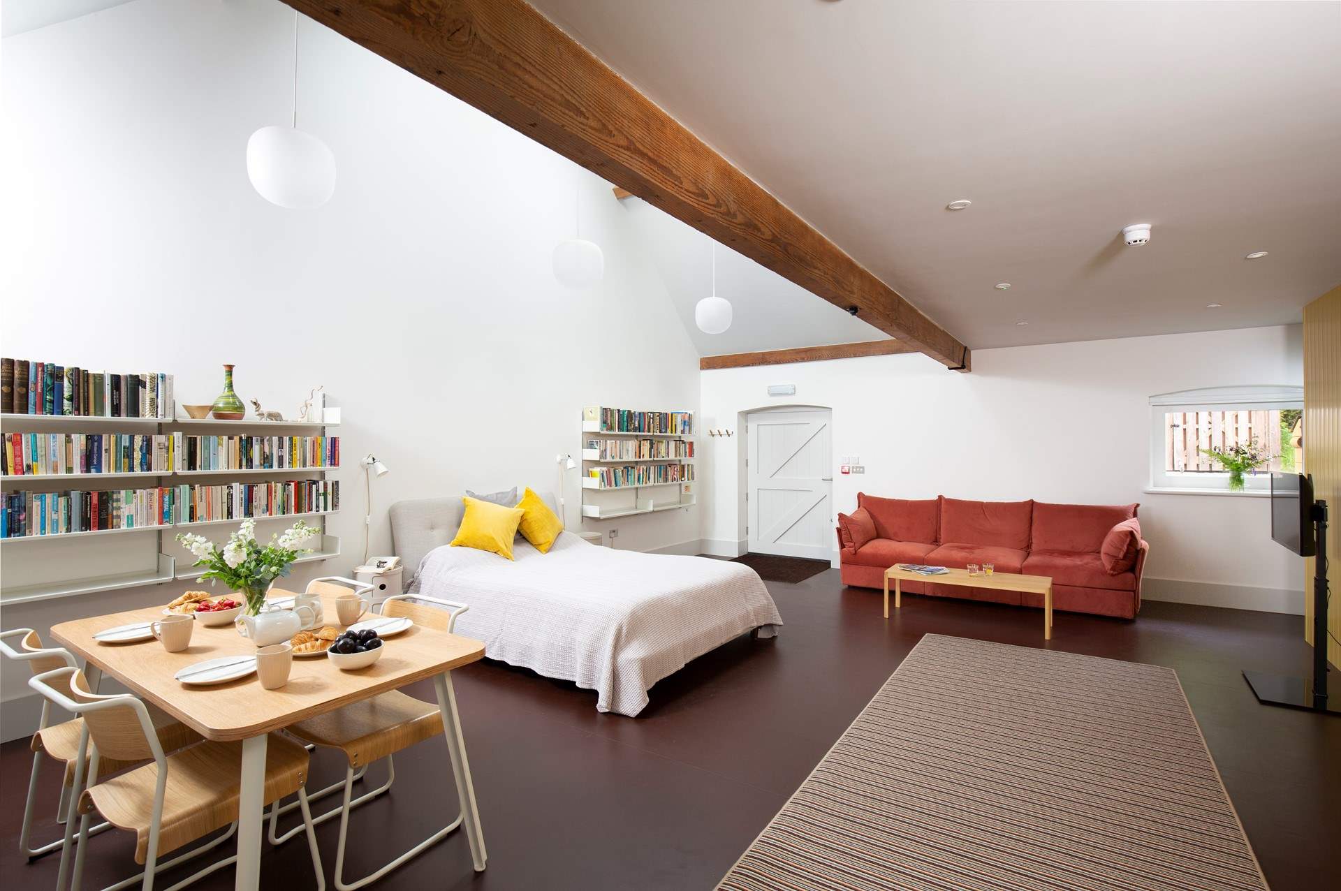 A contemporary barn perfect for couples and families.