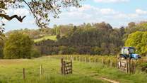Direct access from the doorstep to some lovely walks around the farm including the High Weald Landscape Trail.