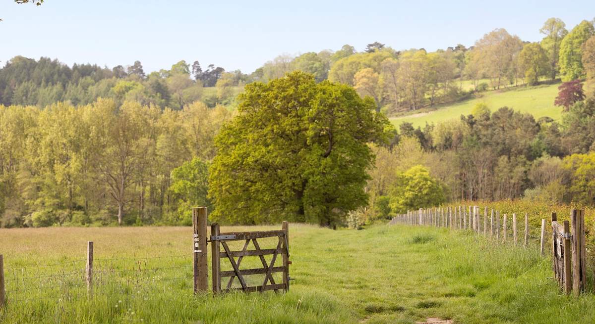 Walkers will love the abundance of footpaths that lead from the door.