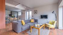 South Barn has a wonderful open plan living area.