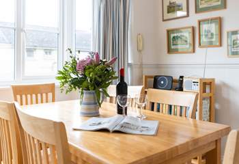 Gather everyone around the dining-table to chat about the adventures of the day.