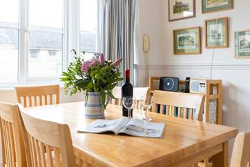 Gather everyone around the dining-table to chat about the adventures of the day.