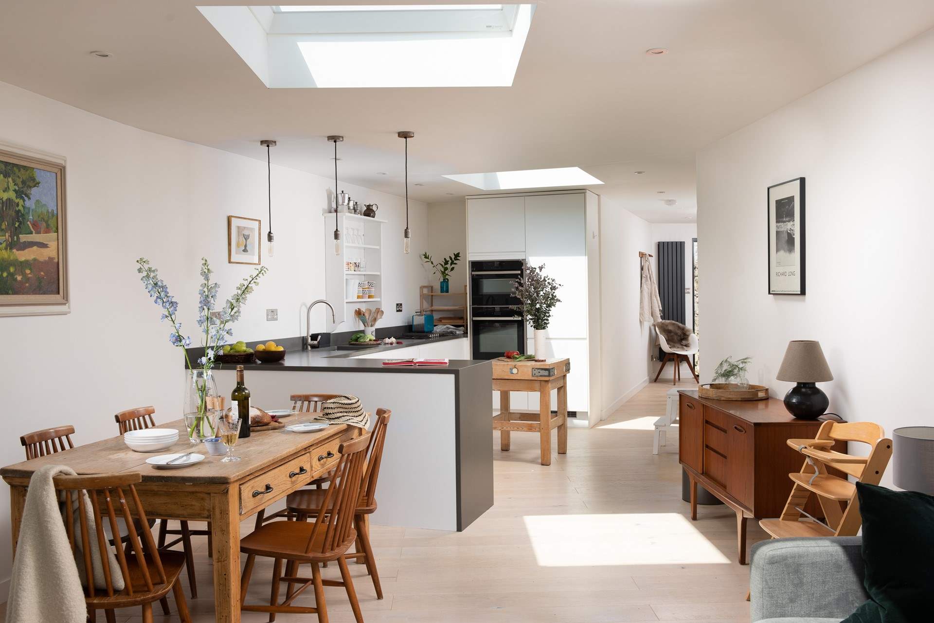 The super sociable kitchen/diner.