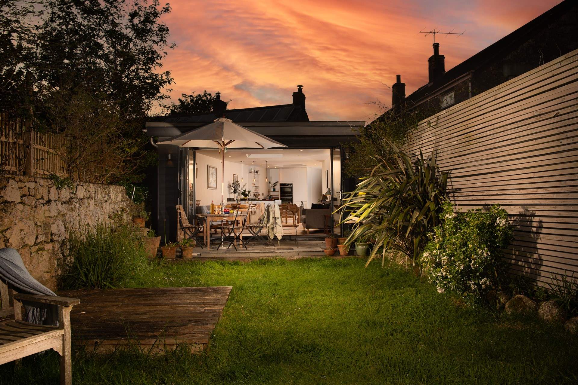 Your four-legged friends will love the garden.