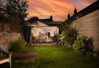 Your four-legged friends will love the garden.