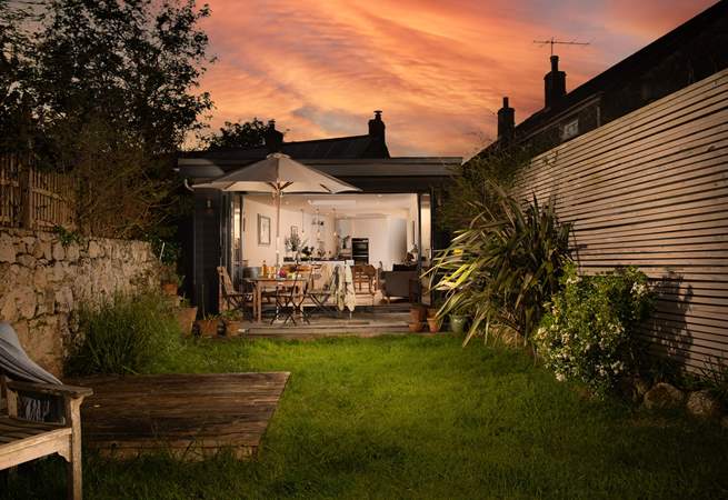 Your four-legged friends will love the garden.