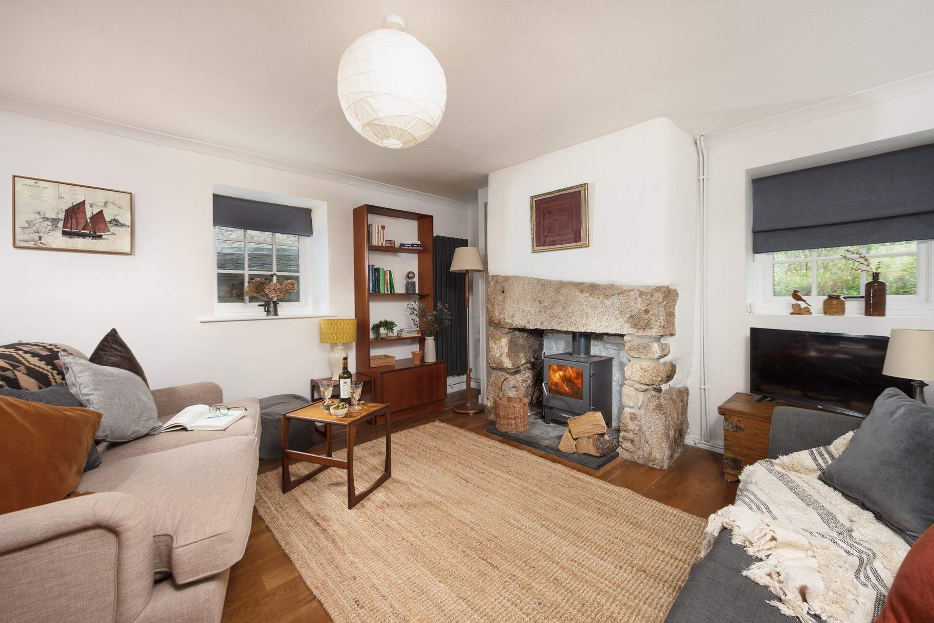 The perfect year round destination with a wood-burner to keep you cosy in winter.