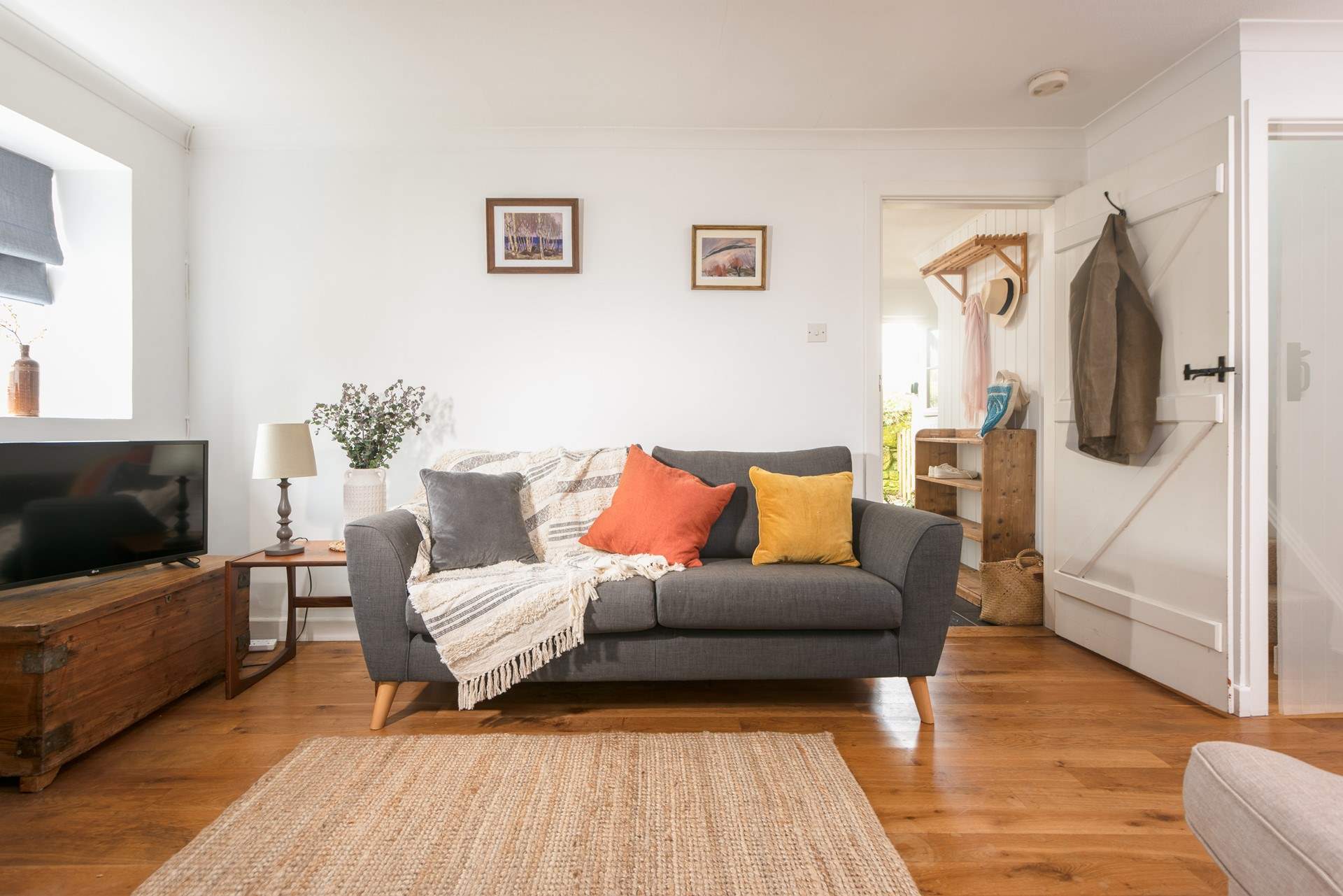 Catch up on the Smart TV after a busy day exploring. 