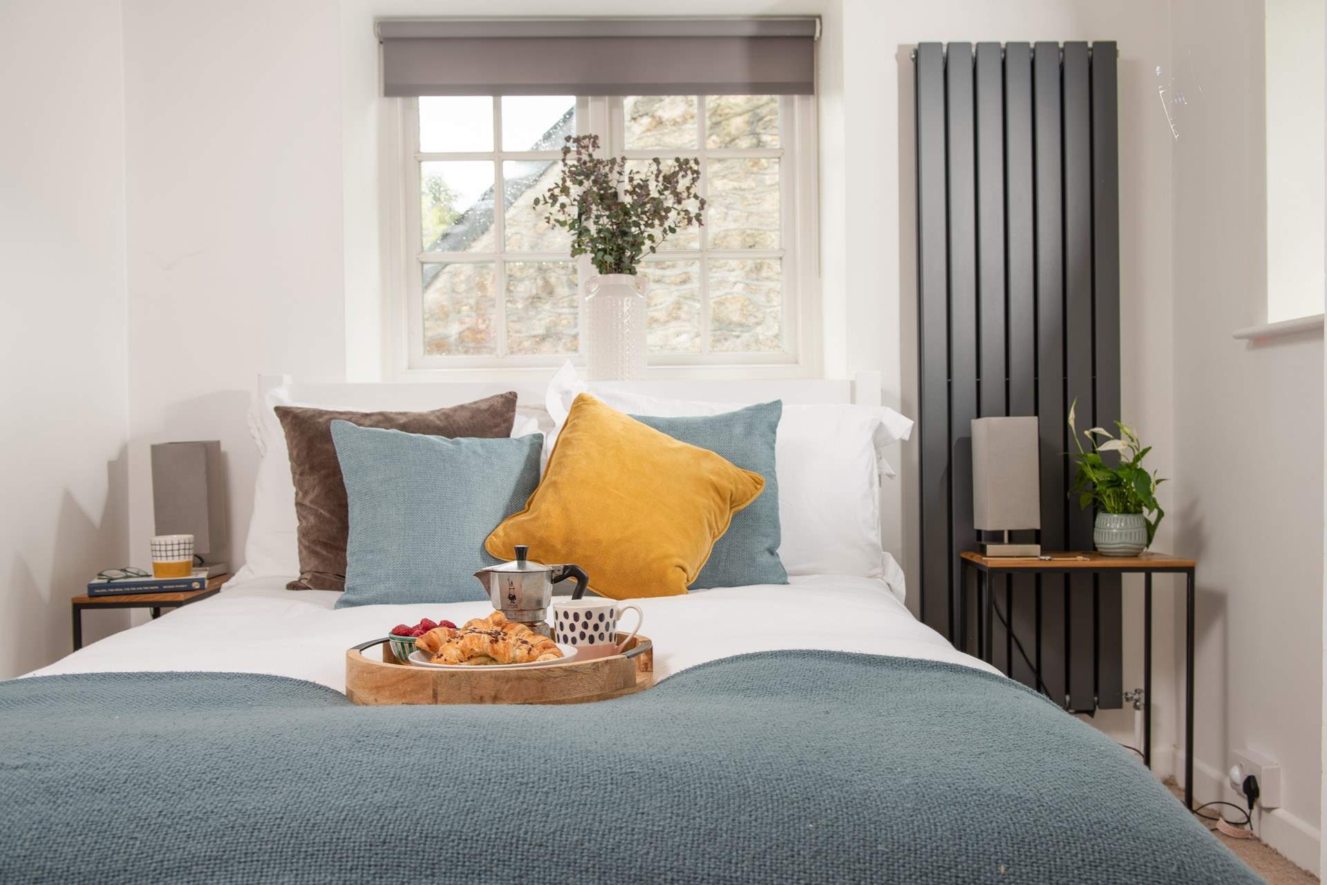 Breakfast in bed, the ultimate holiday indulgence.