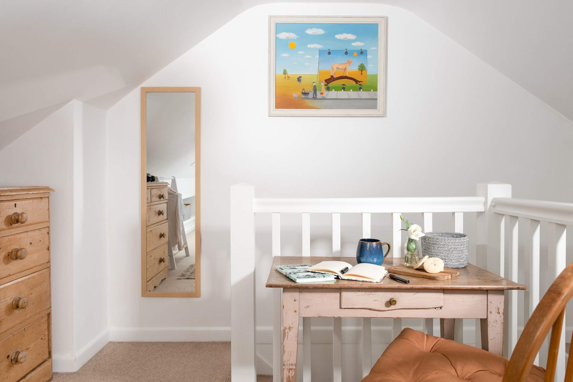 The perfect spot to write your holiday journal.