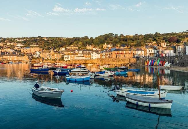 The pretty village of Mousehole is a short drive away.