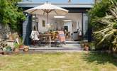 The very essence of holiday living, fold back the bi-fold doors and let the Cornish summer breeze in. - Thumbnail Image