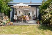 The very essence of holiday living, fold back the bi-fold doors and let the Cornish summer breeze in.