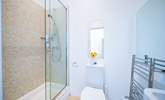 Perfect en suite shower for Bedroom 2 after a day exploring the Pembrokeshire coast. - Thumbnail Image