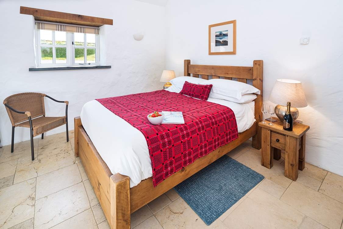 Escape to Bedroom 1 with some holiday treats and a good book.