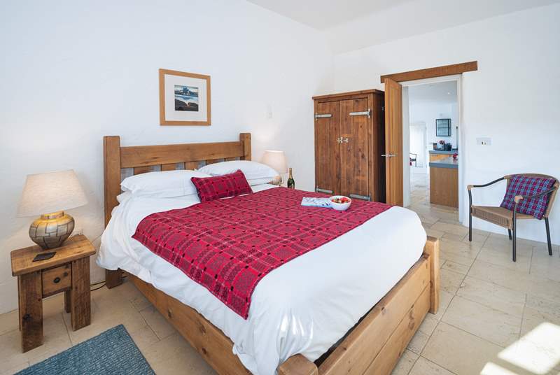 A good night's sleep is promised in lovely Bedroom 1 with a king-size bed and en suite shower-room. 