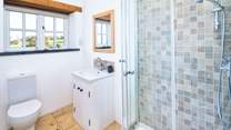 Peep out at the views from the en suite shower-room.