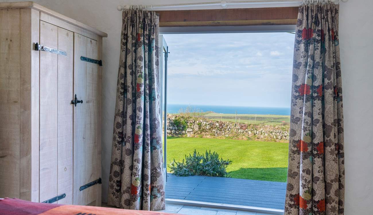 Splendid views from Bedroom 4.