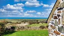 Gaze out at the spectacular sea view.