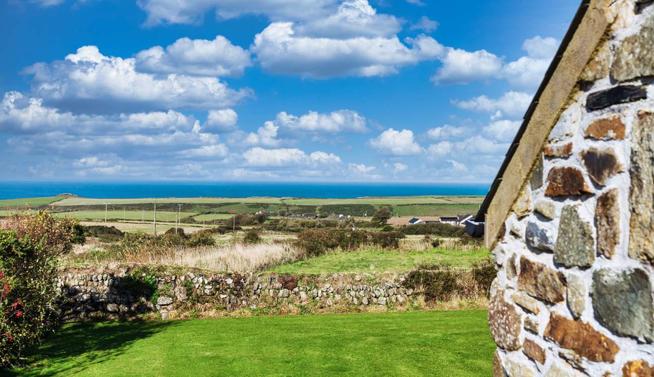 Gaze out at the spectacular sea view.