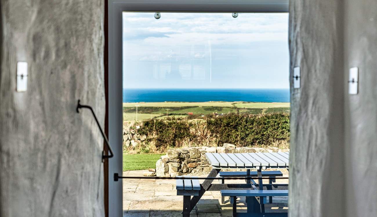 Surrounded by the turquoise North Pembrokeshire sea. 