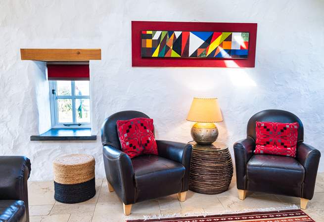 Tastefully furnished throughout. 