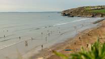 Spend a blissful day at Broad Haven beach.