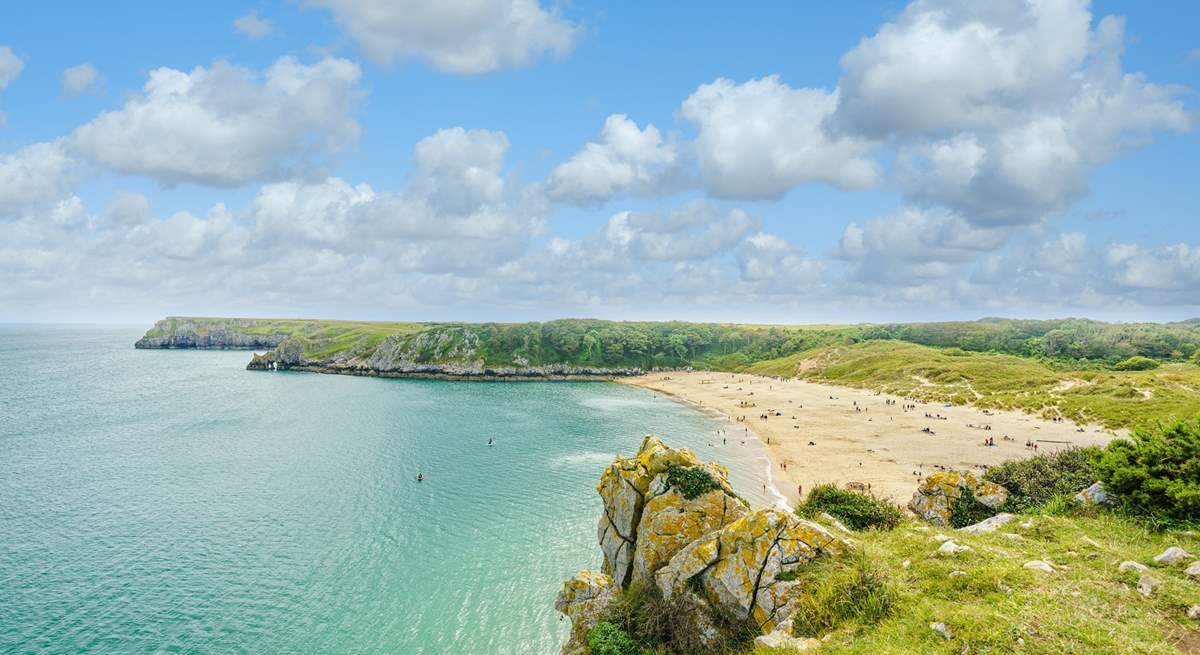 Breathtaking Barafundle Bay.