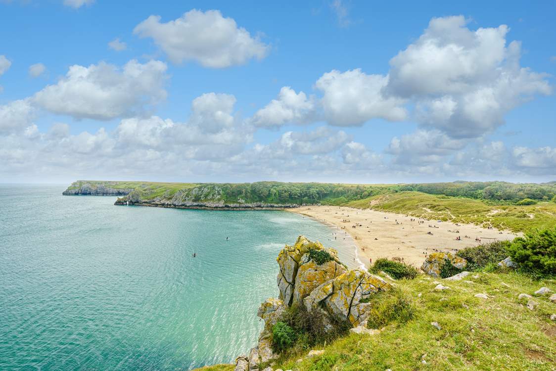 Breathtaking Barafundle Bay.