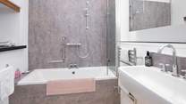 Stylish bathroom for bedrooms 3 and 4. 