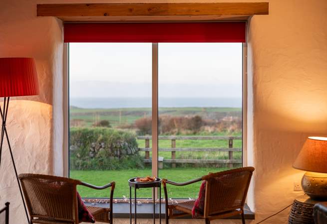 Soak up the views from this cosy corner. 