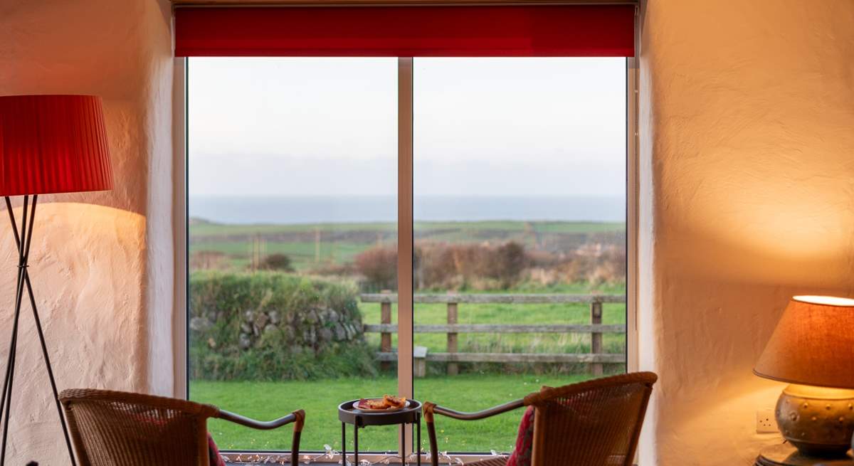 Soak up the views from this cosy corner. 