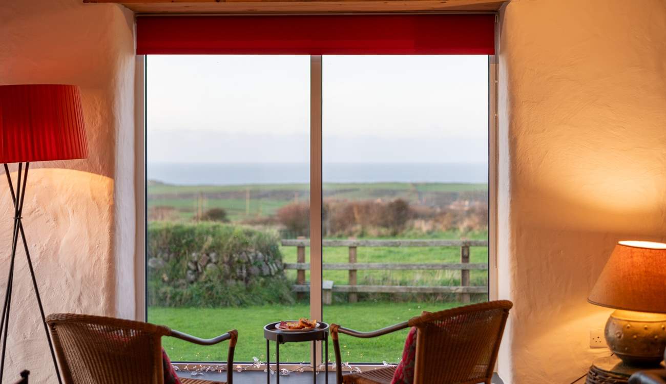 Soak up the views from this cosy corner. 