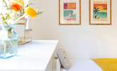 Pops of colour in the twin bedroom. - Thumbnail Image