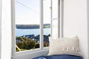 Sit on the window seat in the double bedroom and take in the gorgeous views.