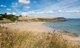 The Roseland is home to some stunning beaches, this is Porthcurnick at Portscatho. - Thumbnail Image