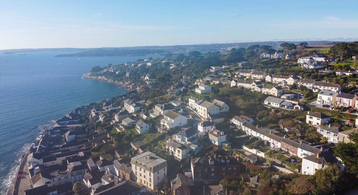 Beautiful St Mawes has a bird's eye view of the Fal Estuary and Carrick Roads.