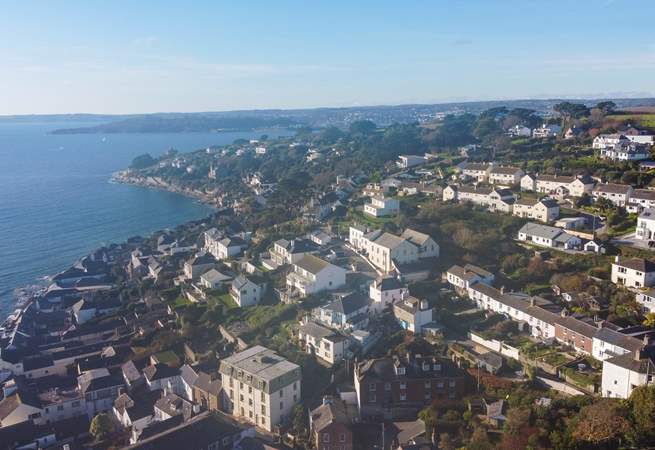 Beautiful St Mawes has a bird's eye view of the Fal Estuary and Carrick Roads.