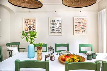 For more formal dining, make your way to the dining-room.