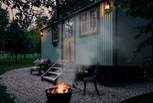 Cosy up around the fire-pit and toast marshmallows under the stars. 